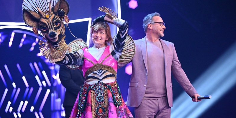 DAS OKAPI Katja Ebstein Matthias Opdenhövel The Masked Singer - Foto: ProSieben/Willi Weber, presseportal.de