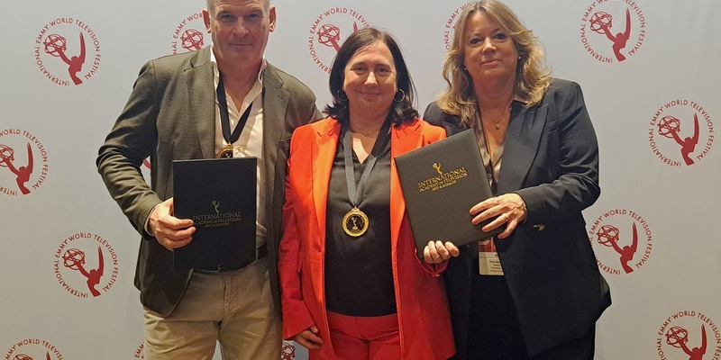 Triff Anne Frank (KiKA/hr) nominiert / KiKA/hr-Delegation in New York - Foto: presseportal.de