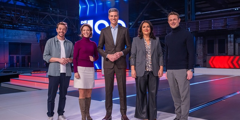 Die 100 - was Deutschland bewegt mit Ingo Zamperoni: Zuschauerinnen und Zuschauer können live mit abstimmen - Foto: presseportal.de