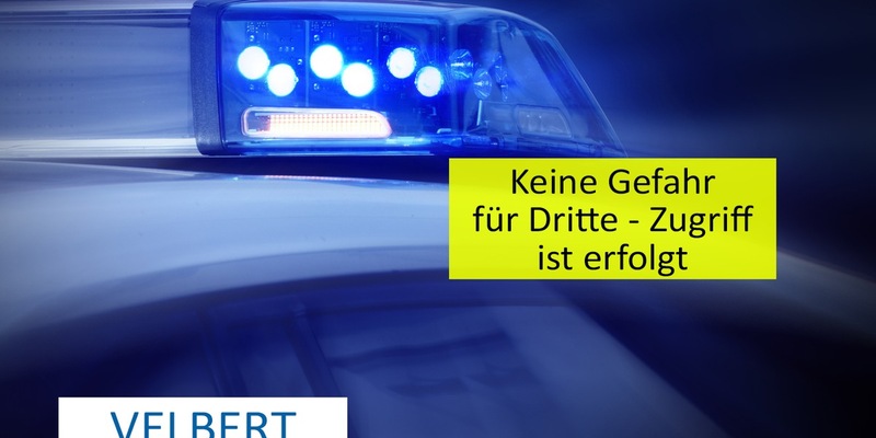 POL-ME: Spezialeinsatzkräfte beendeten Bedrohungslage - 35-Jähriger überwältigt - Velbert - 2311077 - Foto: presseportal.de