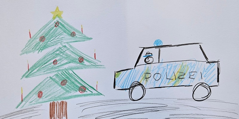 POL-DN: An die Stifte fertig los - Die Polizei Düren lädt alle Kinder dazu ein, am Weihnachts-Malwettbewerb teilzunehmen. - Foto: presseportal.de