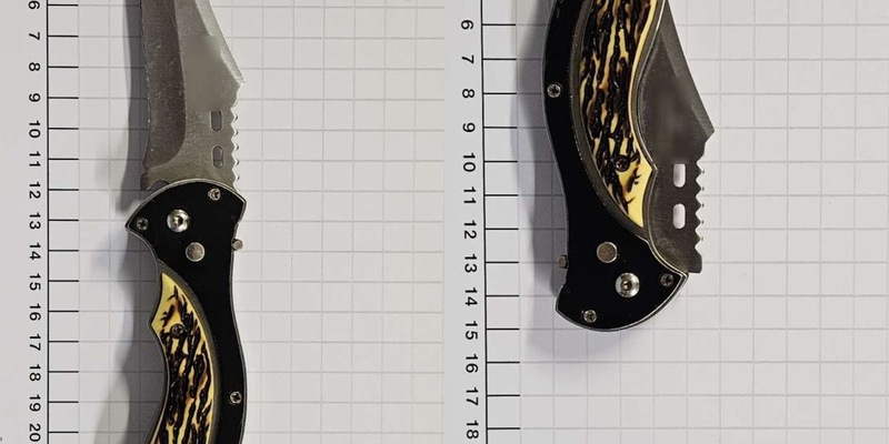 BPOL NRW: Bundespolizei stellt Minderjährigen mit Springmesser - Foto: presseportal.de