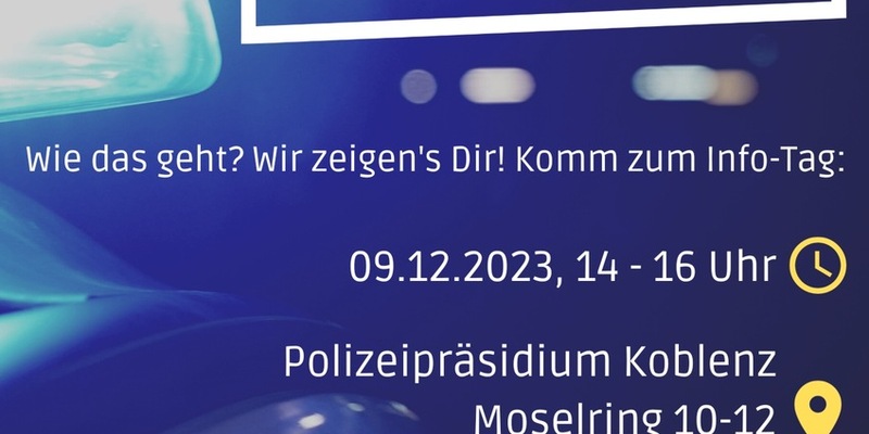 POL-PPKO: Dein Weg zur Polizei mit Mittlerer Reife - Zusatztermin! - Foto: presseportal.de