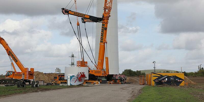 Windrad-Bau (Archiv) - Foto: über dts Nachrichtenagentur