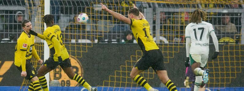 Dortmund entschied das Borussia-Duell gegen Mönchengladbach nach Rückstand noch für sich. - Foto: Bernd Thissen/dpa