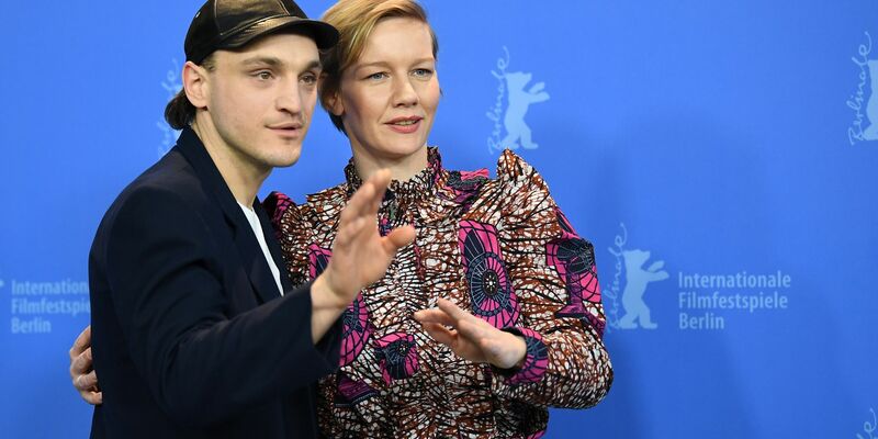 Sie haben den Film «In den Gängen» zusammen gedreht: Franz Rogowski und Sandra Hüller 2018 auf der Berlinale. - Foto: Britta Pedersen/dpa