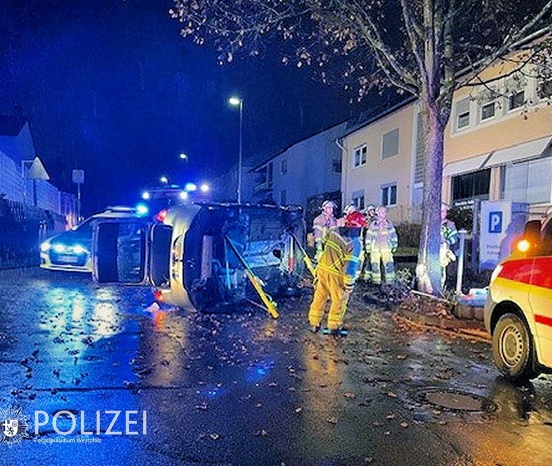 POL-PPWP: Unfall mit reichlich Alkohol im Blut - Foto: presseportal.de