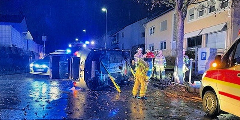 POL-PPWP: Unfall mit reichlich Alkohol im Blut - Foto: presseportal.de