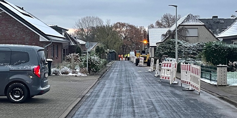 FW-ROW: Gasleitung angebaggert - Foto: presseportal.de