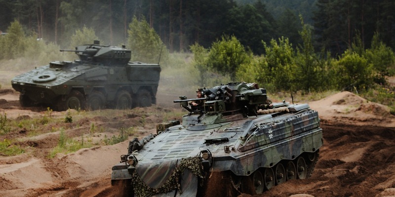 Übergabe der Verantwortung der enhanced Vigilance Activities Brigade an der Ostflanke der NATO - Foto: presseportal.de