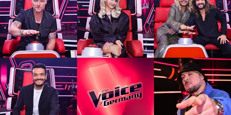 Ronan Keating Shirin David Bill Kaulitz Tom Kaulitz Giovanni Zarrella Kool Savas The Voice of Germany - Foto: ProSieben/SAT.1/André Kowalski, presseportal.de