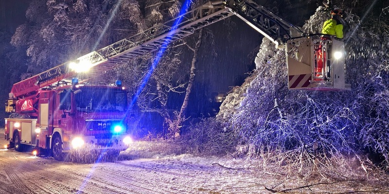 FW-Radolfzell: Einsätze aufgrund Wintereinbruch - Foto: presseportal.de