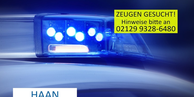 POL-ME: 25-jähriger Haaner ausgeraubt - die Polizei ermittelt - Haan - 2312006 - Foto: presseportal.de