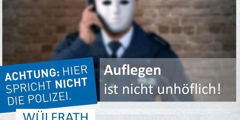 POL-ME: Schockanruf: 86-jährige Seniorin um mehrere zehntausend Euro gebracht - Wülfrath - 2312007 - Foto: presseportal.de