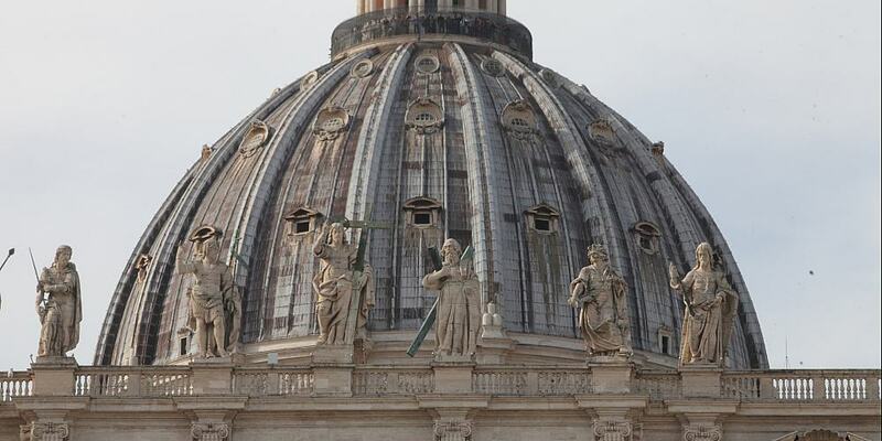 Dome of St. Peter's Basilica at the Vatican - Photo: via dts news agency