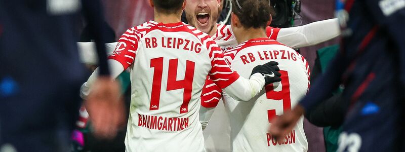 RB Leipzig setzte sich zuhause gegen Wolfsburg durch. - Foto: Jan Woitas/dpa