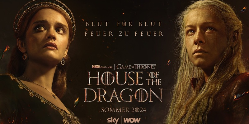 Sky veröffentlicht ersten Teaser-Trailer und Bilder der zweiten Staffel House of the Dragon - Foto: presseportal.de