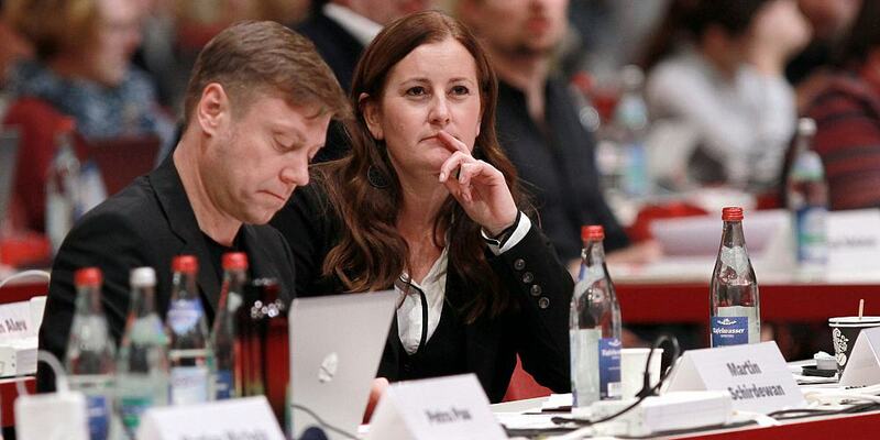 Janine Wissler und Martin Schirdewan beim Parteitag im November - Foto: über dts Nachrichtenagentur