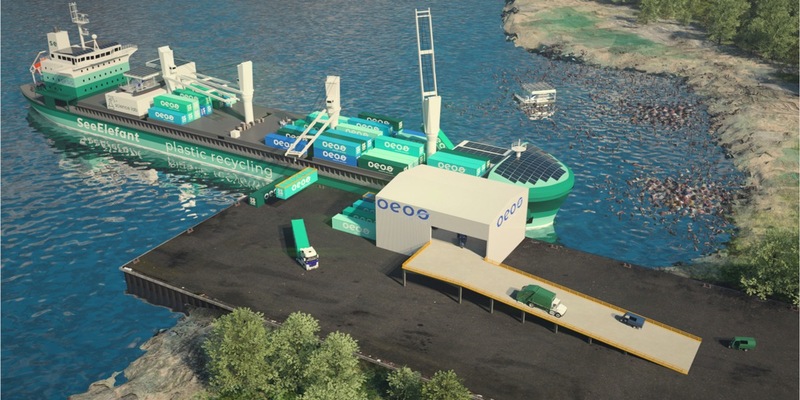 Weichenstellung für Maritimes Plastikmüll Recycling / Der SeeElefant von one earth-one ocean erhält wichtiges Zertifikat - Foto: presseportal.de