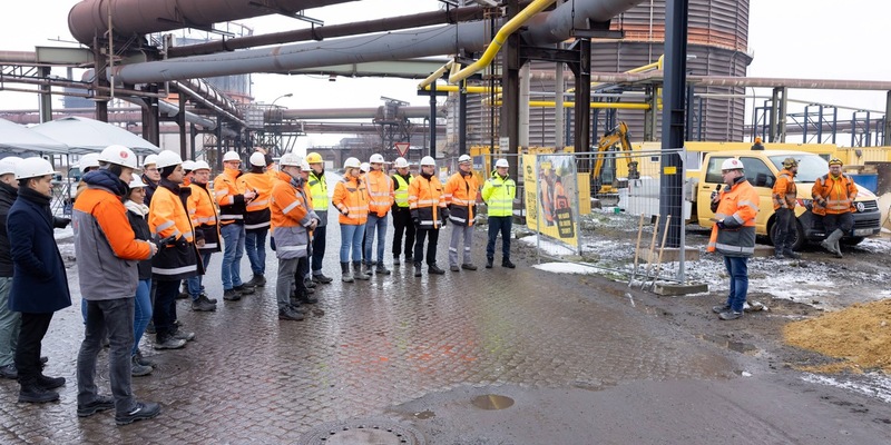 Von Grau zu Grün: Stein für Stein zur CO2-armen Stahlproduktion - Foto: presseportal.de