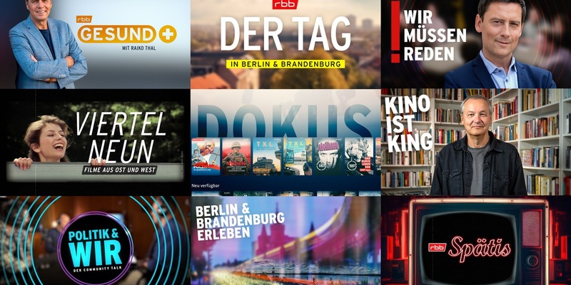 rbb Fernsehen setzt ab 2024 noch stärker auf Dialog, Regionalität und Digitales - Foto: presseportal.de