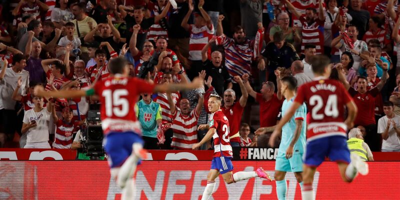 Offensivspieler Bryan Zaragoza (M) wechselt vorzeitig aus Granada zum FC Bayern. - Foto: Fermin Rodriguez/AP/dpa