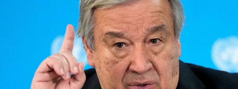 UN-Generalsekretär Guterres fordert ein Ende der Gewalt im Westjordanland. (Archivbild) - Foto: Khalil Senosi/AP/dpa