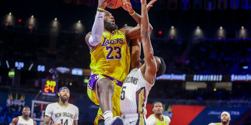 LeBron James erzielte 30 Punkte für die Los Angeles Lakers. - Foto: Ian Maule/AP/dpa