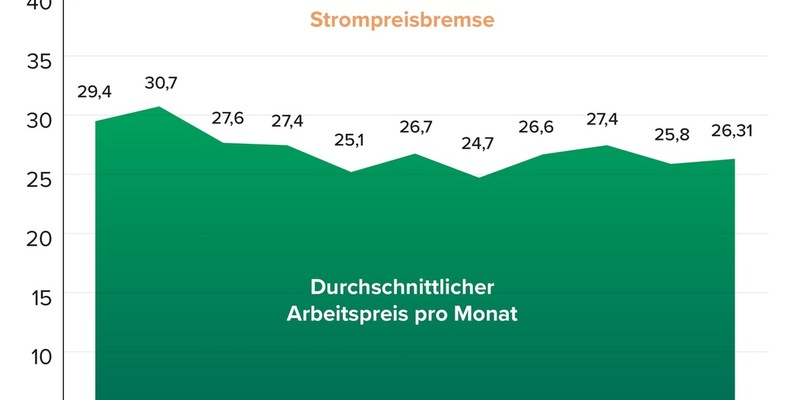 Tschüss Strompreisbremse, hallo Börsenstrom: Börsenstromanbieter behält Strompreisbremse bei und garantiert Strompreis unter 40 ct/kWh - Foto: presseportal.de