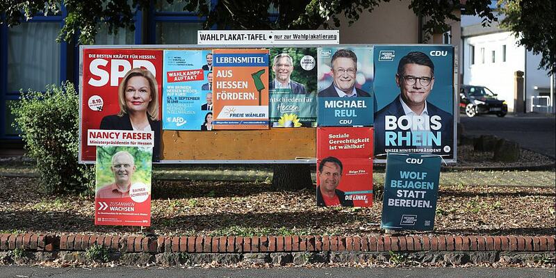 Wahlplakate zur Landtagswahl in Hessen 2023 (Archiv) - Foto: über dts Nachrichtenagentur