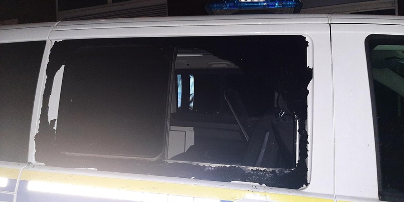 BPOLD-B: Unbekannter beschädigt Polizeifahrzeug - Foto: presseportal.de