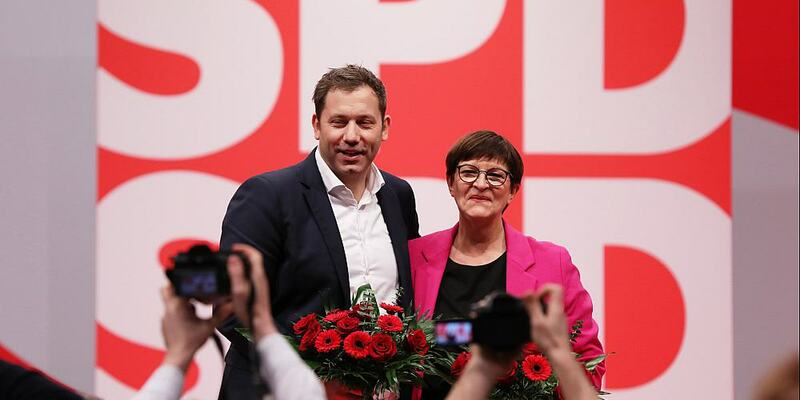 Lars Klingbeil und Saskia Esken am 08.12.2023 - Foto: über dts Nachrichtenagentur