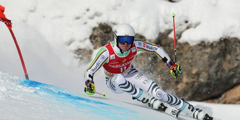 Alexander Schmid wurde beim Riesenslalom in Val d'Isère Neunter. - Foto: Marco Trovati/AP