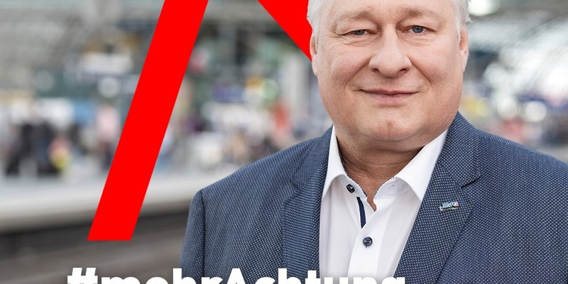 EVG Martin Burkert: 6.000 Azubis in 2024 - Deutsche Bahn AG erfüllt Forderungen der Gewerkschaft - Foto: presseportal.de