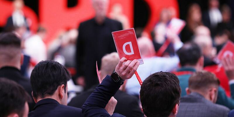 Abstimmung auf SPD-Parteitag im Dezember 2023 - Foto: über dts Nachrichtenagentur