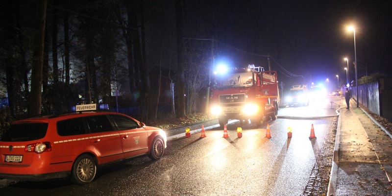 FW LK Leipzig: Dachstuhlbrand in Brandis Waldsteinberg - Foto: presseportal.de
