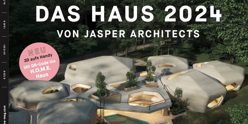 Das H.O.M.E. Haus 2024 von JASPER ARCHITECTS: Ein Natur-Nest-Erlebnis in 3D-Drucktechnologie - Foto: presseportal.de
