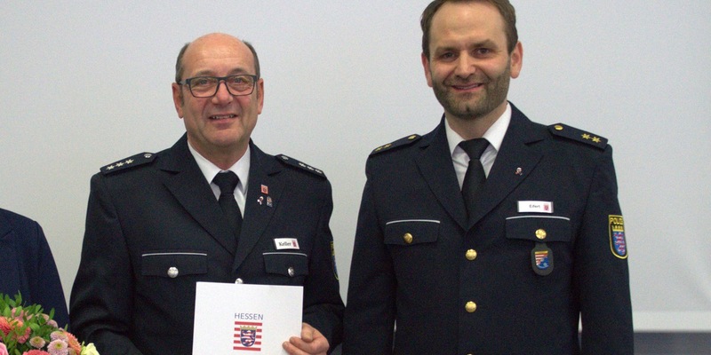 POL-OH: Ein bekanntes Gesicht verlässt das Polizeipräsidium Osthessen: PHK Wolfgang Keller in den Ruhestand verabschiedet - Foto: presseportal.de