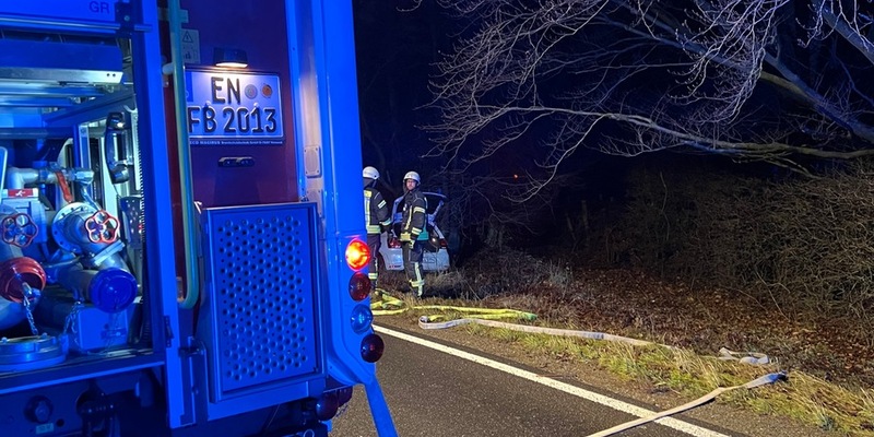 FW-EN: Verkehrsunfall auf der L 528 - Foto: presseportal.de