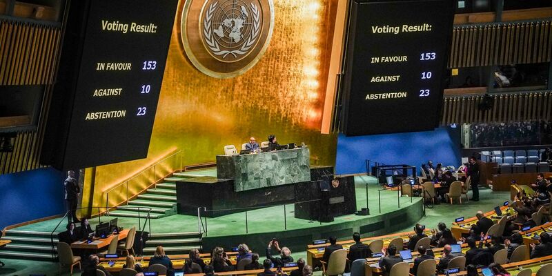 Resolutionen der UN-Vollversammlung sind nicht rechtlich bindend, sondern gelten als symbolisch. - Foto: Bebeto Matthews/AP