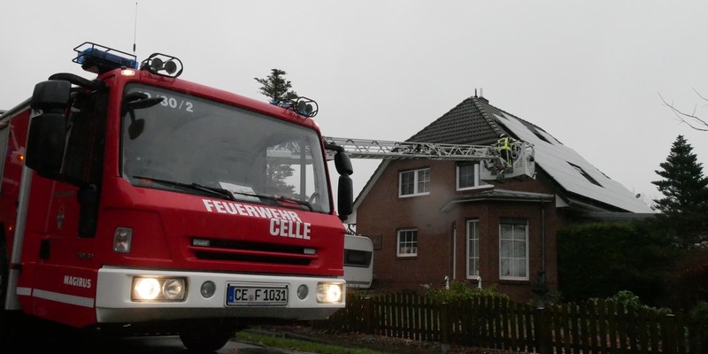 FW Celle: Eingeklemmter Waschbär - Foto: presseportal.de