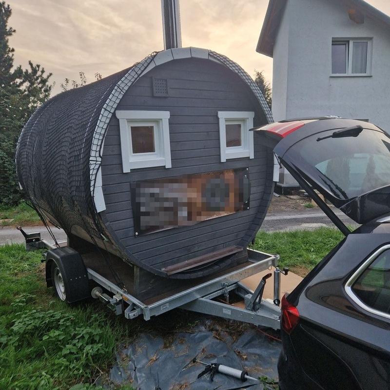 POL-RBK: Burscheid - Unbekannte Täter entwenden mobile Fasssauna - Foto: presseportal.de