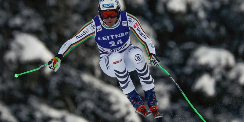 Fuhr in Gröden hinterher: Thomas Dressen. - Foto: Gabriele Facciotti/AP/dpa