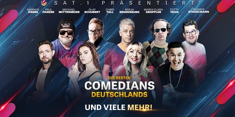 Die besten Comedians Deutschlands - Live: Die erfolgreiche SAT.1-Comedy-Gala geht 2024 auf Tour / Tickets ab sofort erhältlich - Foto: presseportal.de