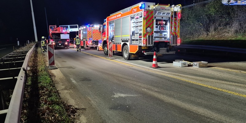 FW-BN: Asphaltfräse bricht in Versorgungsschacht ein. - Foto: presseportal.de