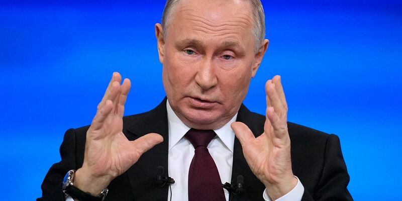 Russlands Präsident Wladimir Putin führt seit fast 22 Monaten Krieg gegen die Ukraine. - Foto: Alexander Zemlianichenko/Pool AP/AP