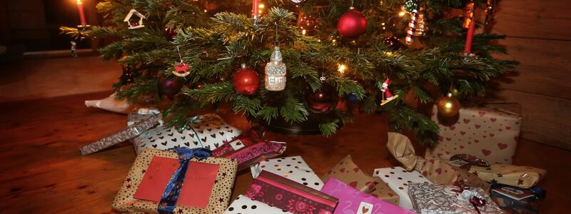 Weihnachtsgeschenke unter einem geschmückten Weihnachtsbaum. - Foto: Karl-Josef Hildenbrand/dpa