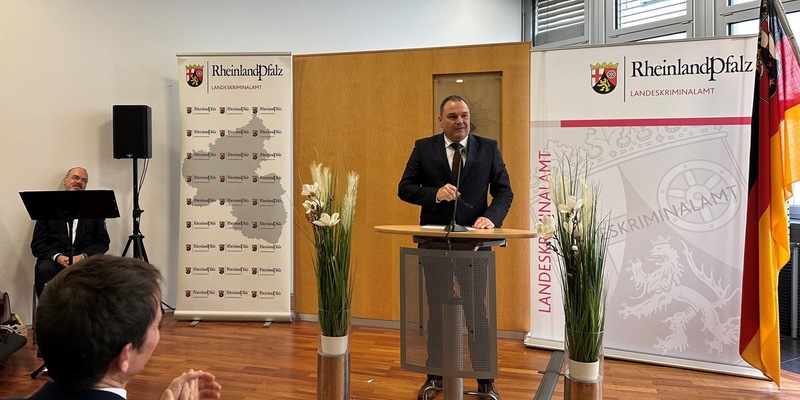 LKA-RP: Amtseinführung von Frank Gautsche als neuer Vizepräsident des Landeskriminalamtes - Foto: presseportal.de