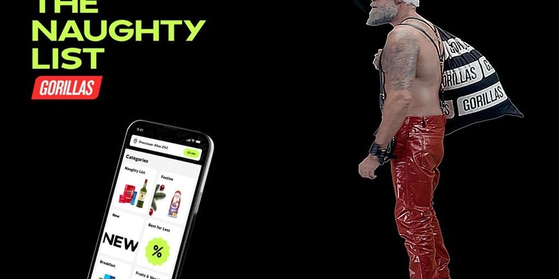 The Naughty List: Gorillas startet neue Festtagskampagne - Foto: presseportal.de