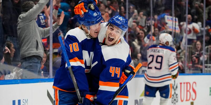 Die New York Islanders siegen gegen die Edmonton Oilers. - Foto: Frank Franklin II/AP